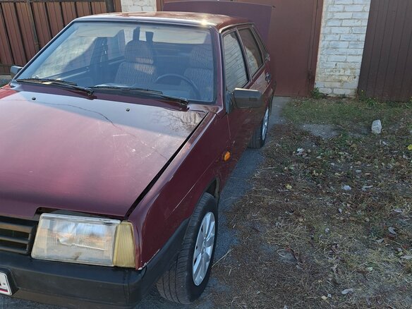 1995 Lada (ВАЗ) 21099, красный, 110000 рублей