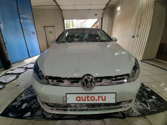 2013 Volkswagen Golf VII, белый - вид 2
