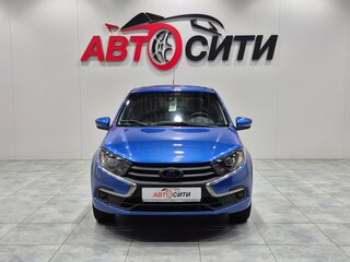 2019 Lada (ВАЗ) Granta I Рестайлинг, синий, 650000 рублей, вид 2