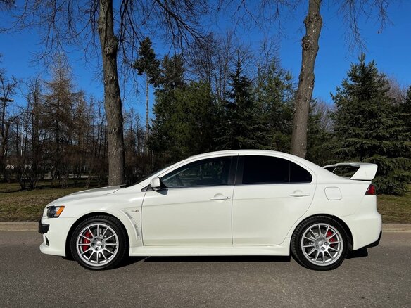 2014 Mitsubishi Lancer Evolution X, белый - вид 8