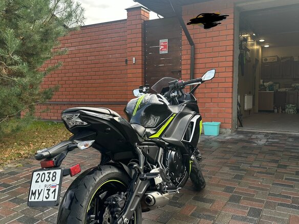 2021 Kawasaki ER-6F (Ninja 650R), чёрный, 790000 рублей - вид 6