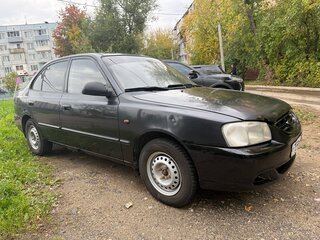 2009 Hyundai Accent ТагАЗ II, чёрный, 200000 рублей, вид 2