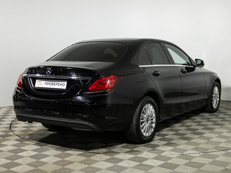 2018 Mercedes-Benz C-Класс 180 9G-TRONIC IV (W205), чёрный, 1839585 рублей, вид 5