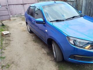 2019 Lada (ВАЗ) Granta I Рестайлинг, синий, 690000 рублей, вид 3