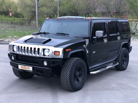 2005 Hummer H2 I, чёрный - вид 14
