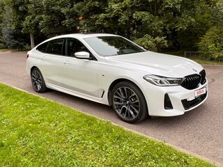 2021 BMW 6 серии Gran Turismo 630d xDrive IV (G32) Рестайлинг, белый, 7600000 рублей, вид 5