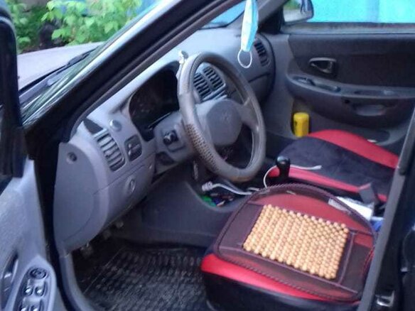 2005 Hyundai Accent ТагАЗ II, чёрный - вид 5