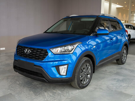 2020 Hyundai Creta I Рестайлинг, синий, 2480000 рублей, вид 3