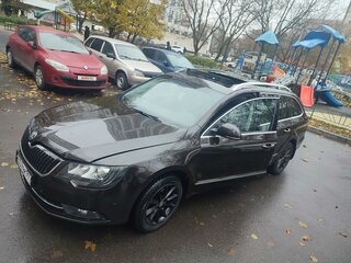 2014 Skoda Superb II Рестайлинг, коричневый, 1485000 рублей, вид 3
