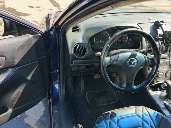2004 Mazda 6 I (GG), синий, 530000 рублей - вид 5
