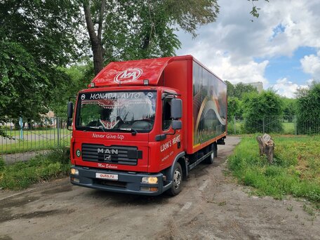 2008 MAN TGL, красный, 2550000 рублей, вид 1