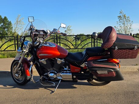 2003 Honda VTX 1800, оранжевый, 850000 рублей, вид 2