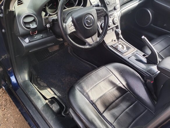 2008 Mazda 6 II (GH), синий, 850000 рублей - вид 5