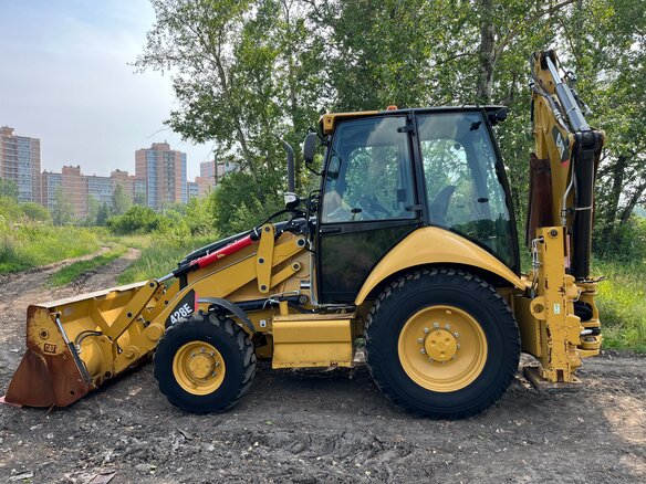 2008 Caterpillar 428, жёлтый, 7600000 рублей - вид 5