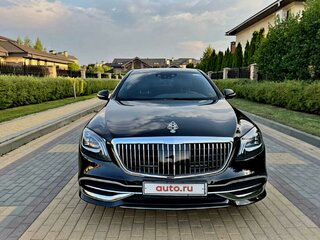 2018 Mercedes-Benz Maybach S-Класс 450 I (X222) Рестайлинг, чёрный, 4590000 рублей, вид 2