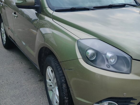 2016 Geely Emgrand X7 I Рестайлинг, зелёный, 730000 рублей - вид 1