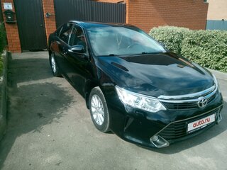 2015 Toyota Camry VII (XV50) Рестайлинг, чёрный, 2500000 рублей, вид 2