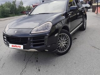 2009 Porsche Cayenne Diesel I Рестайлинг (957), чёрный, 1450000 рублей, вид 1