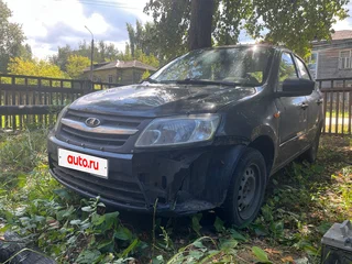 2015 Lada (ВАЗ) Granta I, чёрный, 250000 рублей, вид 2