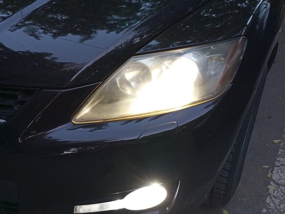 2008 Mazda CX-7 I, пурпурный, 690000 рублей - вид 13
