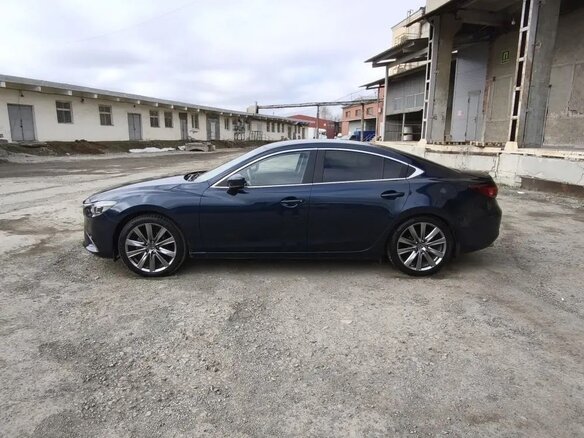 2017 Mazda 6 III (GJ) Рестайлинг, синий, 1880000 рублей - вид 9