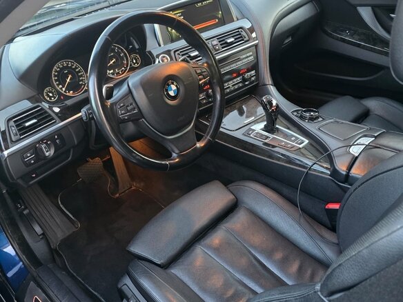 2014 BMW 6 серии 640i xDrive III (F06/F13/F12), синий, 2500000 рублей - вид 7