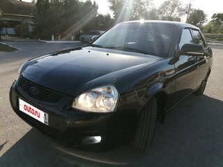 2013 Lada (ВАЗ) Priora I Рестайлинг, чёрный, 465000 рублей, вид 2