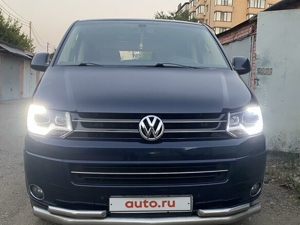 2011 Volkswagen Multivan T5 Рестайлинг, синий, 2100000 рублей
