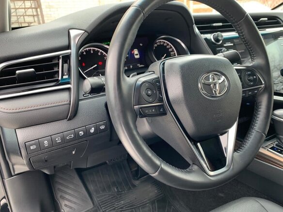 2018 Toyota Camry VIII (XV70), чёрный - вид 7