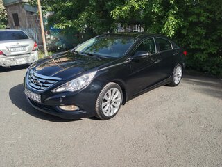 2012 Hyundai Sonata VI (YF), чёрный, 1150000 рублей, вид 1