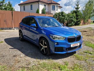 2018 BMW X1 25d xDrive II (F48), синий, 3350000 рублей, вид 1