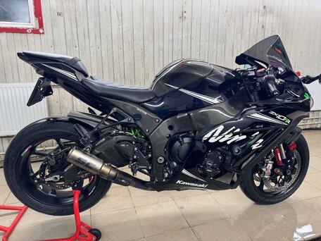 2017 Kawasaki ZX-10R Ninja, чёрный, 1450000 рублей, вид 4