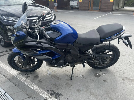 2015 Kawasaki Ninja 400, синий, 390000 рублей, вид 3