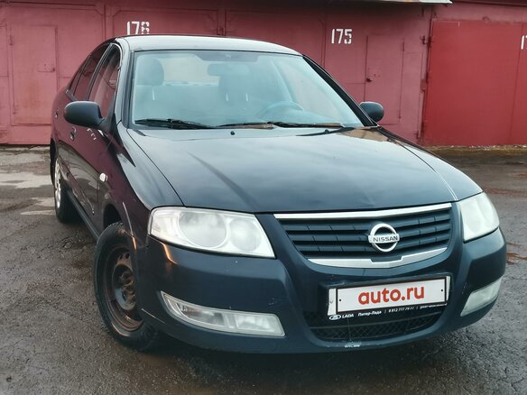 2007 Nissan Almera Classic I, чёрный - вид 1