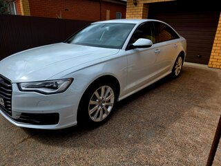 2016 Audi A6 IV (C7) Рестайлинг, белый, 2590000 рублей, вид 1