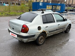 2003 Renault Symbol I Рестайлинг, серебристый, 80000 рублей, вид 4