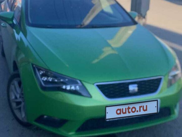 2014 SEAT Leon III, зелёный, 1000000 рублей - вид 1