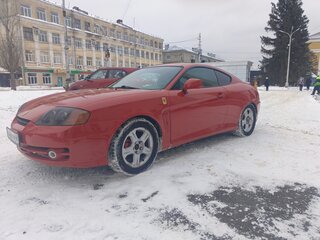 2003 Hyundai Tiburon II (GK), красный, 777777 рублей, вид 1