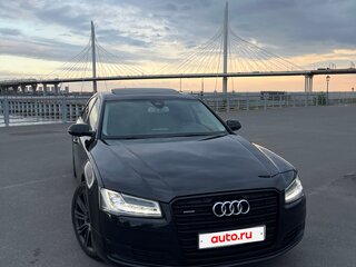 2015 Audi A8 Long III (D4) Рестайлинг, чёрный, 2500000 рублей, вид 5