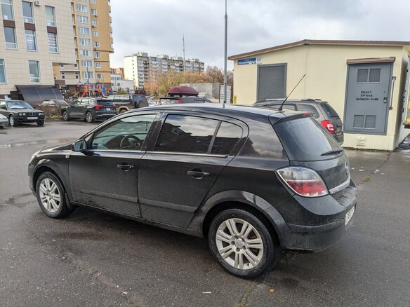 2007 Opel Astra H Рестайлинг, чёрный - вид 7