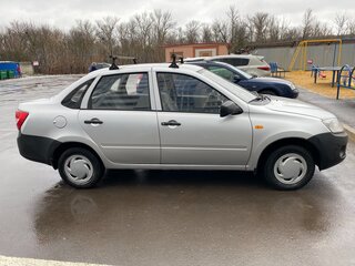 2013 Lada (ВАЗ) Granta I, серебристый, 300000 рублей, вид 4