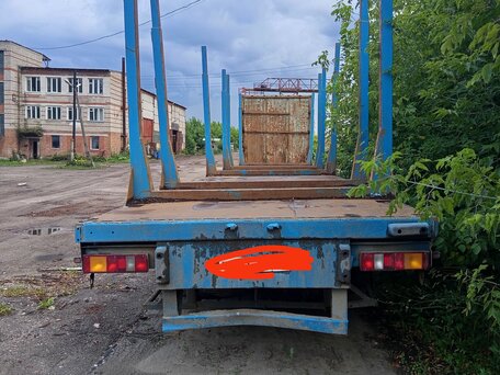 2002 МАЗ Полуприцеп бортовой, голубой, 500000 рублей, вид 2