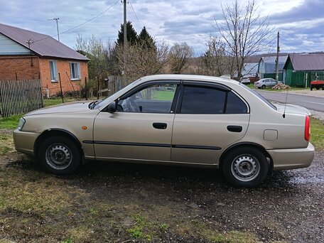 2005 Hyundai Accent ТагАЗ II, бежевый, 250000 рублей, вид 2