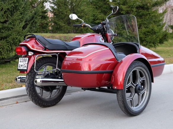 1985 BMW R 80, пурпурный - вид 6