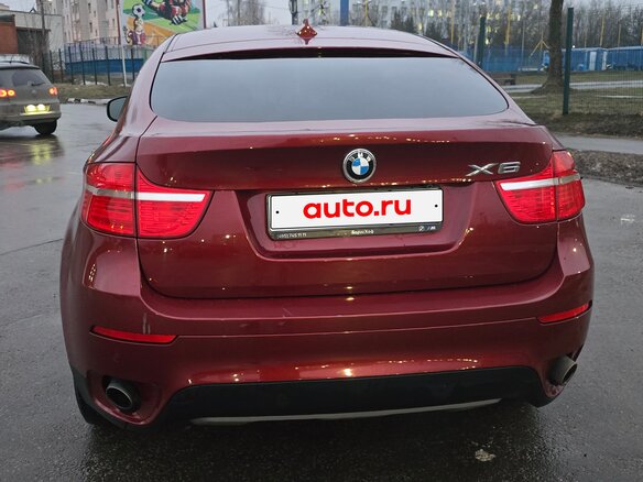 2008 BMW X6 35i 6-speed I (E71), пурпурный, 1525000 рублей - вид 6