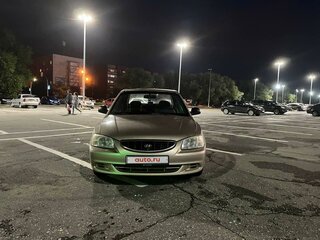 2004 Hyundai Accent ТагАЗ II, бежевый, 310000 рублей, вид 2