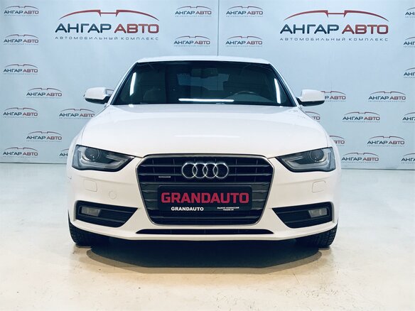2014 Audi A4 IV (B8) Рестайлинг, белый - вид 2