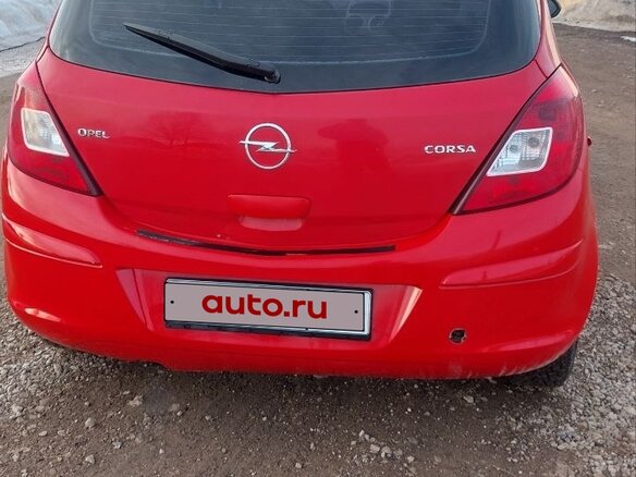 2007 Opel Corsa D, красный, 280000 рублей - вид 3