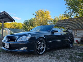 2003 Mercedes-Benz S-Класс 500 7-speed IV (W220) Рестайлинг, синий, 850000 рублей, вид 1