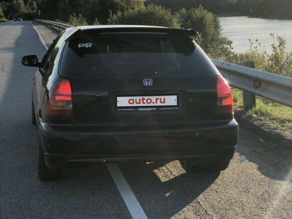 1995 Honda Civic VI, чёрный - вид 12